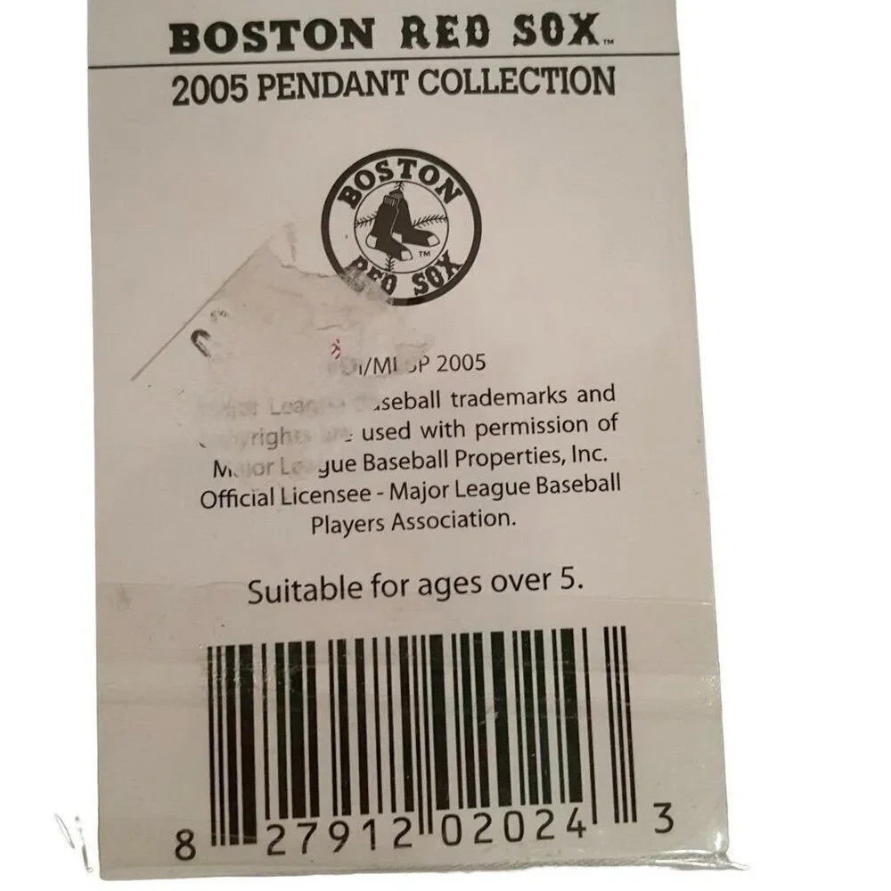 Vintage 2005 Red Sox Boston Globe Ortiz Damon Miller Bracelet Pendant Lot